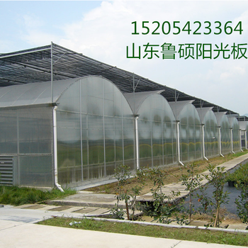 威海阳光板生产厂家环翠温室大棚阳光板批发