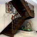 别墅环保实木楼梯家用式室内木质楼梯