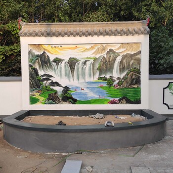 亳州文化墙彩绘美丽乡村墙绘彩绘手绘