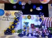 长沙生日宴布置-长沙气球布置-宝宝宴布置-深蓝色系生日派对