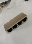 贴片式RJ45插座网口连接器内置100M