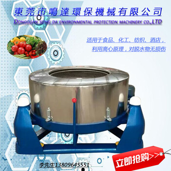 广州厂家304不锈钢食品脱水机蔬菜甩水机工业离心机