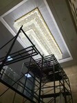 酒店工程水晶灯非标订制灯具长方形吸顶灯