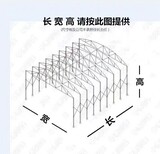 定制户外折叠仓库推拉雨蓬夜宵排挡活动帐篷移动推拉蓬伸缩折叠蓬遮阳棚推拉雨蓬图片1