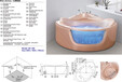 特價浴缸沖浪按摩浴缸亞克力雙人獨立式浴缸三角扇形浴缸成人浴盆
