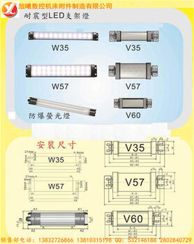 南三条供应批发防水荧光机床工作灯/卤钨机床工作灯新品