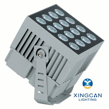 星美集LED戶(hù)外防水投光燈30w45w60w80w100w方形聚光燈