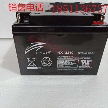 瑞达蓄电池RT12240瑞达蓄电池12V24AH（卧式）