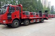 西藏拉萨城关区解放单桥挖机拖车厂家15吨挖掘机板车解放挖机平板车