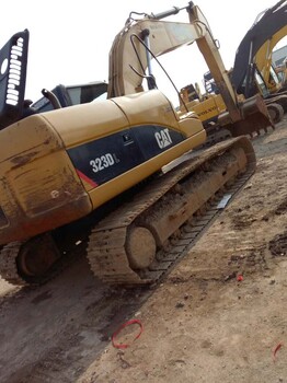 达州大竹县13年的二手卡特323挖掘机八五成新