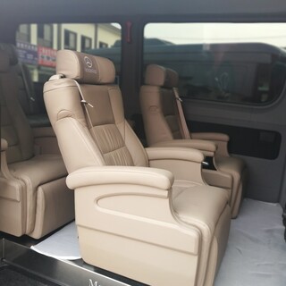 上海航空座椅改装20余年改装经验奔驰威霆斯宾特V260唯雅诺航空座椅改装汽车木地板图片3