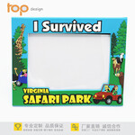 PVC相框定制厂家儿童卡通画框定制塑料相框旅游纪念品赠品相框