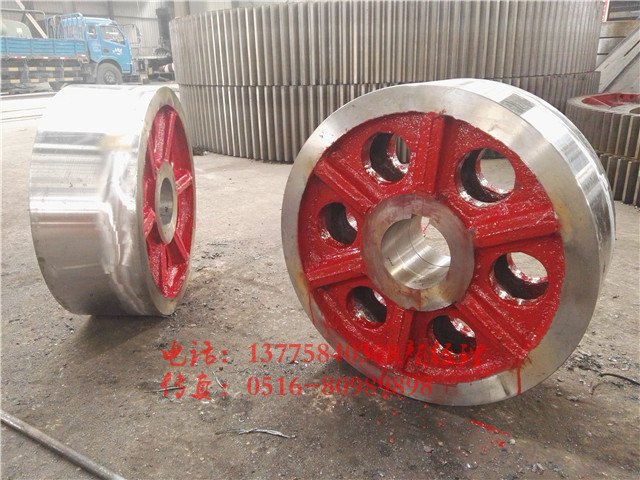 Φ400-700mm带筋板式干燥机托轮挡轮配件厂家