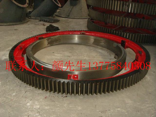 广西定制型非标1.7米烘干机配套铸钢烘干机滚圈烘干机大齿轮