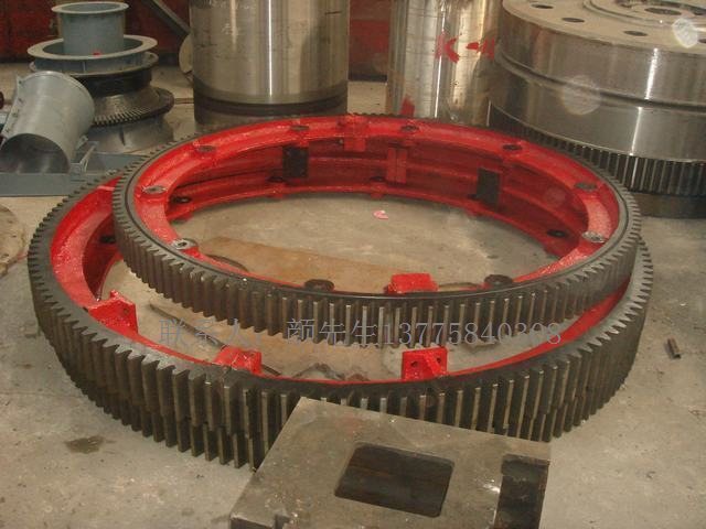 Φ0.8-3.8米矿渣烘干机大齿轮规格型号
