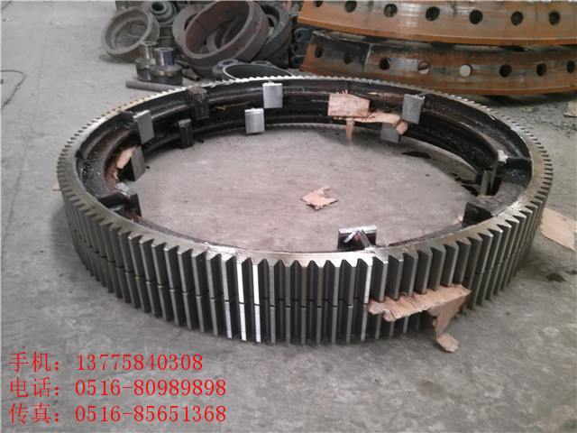 热处理HB170-195烘干机大齿轮滚轮配件批发价格