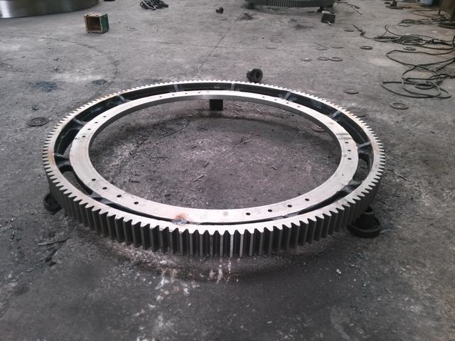 哈弗式弹簧板连接矿渣烘干机大齿轮烘干机小齿轮总成配件