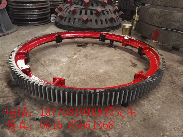 zg35crmo热处理重型褐煤烘干机大齿轮规格型号