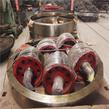 新疆1.8米石英砂烘干机拖轮烘干机支撑圈生产销售