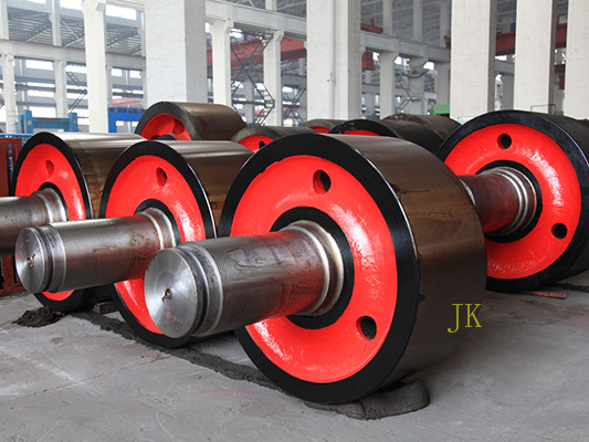 湖南2.3x20米实心铸45钢冷却机轮带冷却机滚圈定制厂家