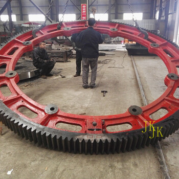 泰州146齿2.2米粉煤灰干燥机大齿轮干燥机配件来图定制