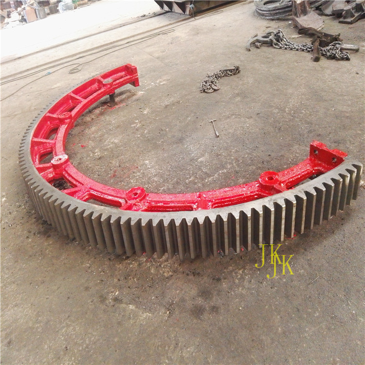 合肥1.8米重型沙子干燥机大齿轮干燥机托轮总成合理设计