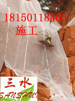 云南玉溪江川縣治理礦渣礦尾復(fù)綠施工