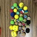 厂家低价直销彩色EVA材质海绵实心子弹球儿童玩具EVA海绵球
