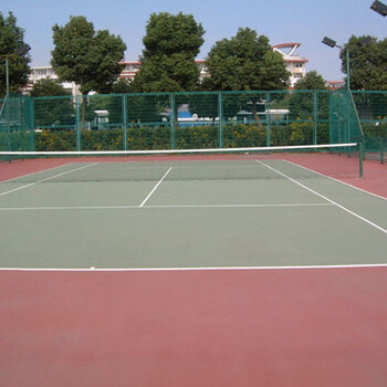 红桥网球场地设计施工公园网球场建