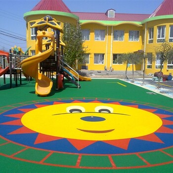 平谷幼儿园塑胶地面施工
