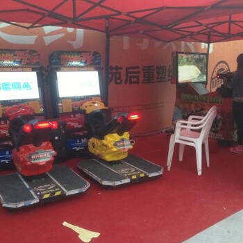 上海游戏道具租赁公司动感模拟摩托出租动感三屏赛车租赁