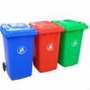 重慶塑料垃圾桶廠家開縣100L帶輪揭蓋垃圾桶批發(fā)價