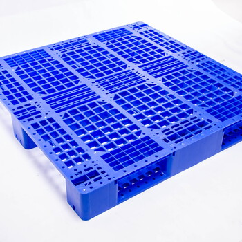 1210川字塑料托盘-手动液压叉车货物堆码托盘