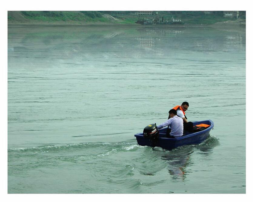 重庆高新区4米休闲垂钓观光船-PE塑料渔船出厂价