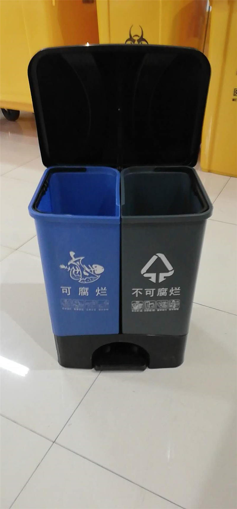 四川分类垃圾桶报价  单桶20L双桶垃圾桶