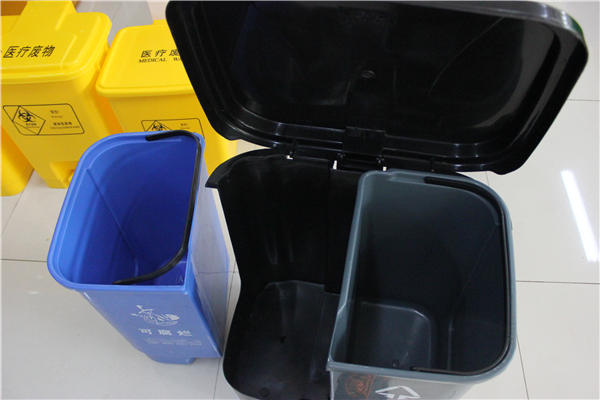 四川分类垃圾桶报价  单桶20L双桶垃圾桶