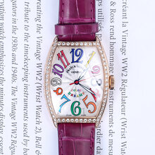 法兰克穆勒FranckMuller5850SC8K玫瑰金镶钻女士手表图片