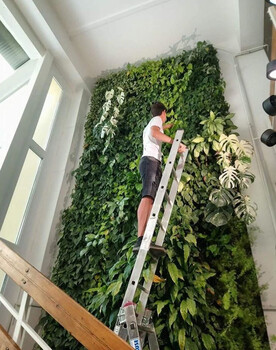 北京人造植物墙绿植墙厂家