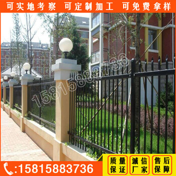 广州进口小区锌钢护栏,铁艺围栏