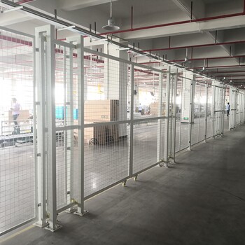 东莞工厂车间隔离防护围栏款式定做广州厂区仓库护栏网厂家