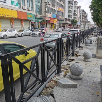 肇庆市政道路防护栏杆生产厂家中山人行道护栏定制