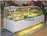 常州弧形蛋糕保鲜柜定做双层弧形吧台甜品柜慕斯展示柜
