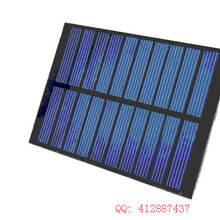 单晶硅太阳能电池板5V200MA手机USB小风扇供电折叠包制作图片