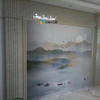 新型广告制作项目加盟冰晶玻璃画设备商机强大