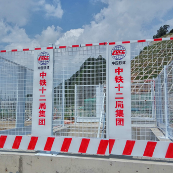 临边工地基坑护栏可移动简型安全隔离围蔽
