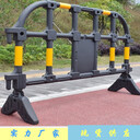 广州天河城区电力施工胶马护栏黄黑印LOGO塑料胶马围挡
