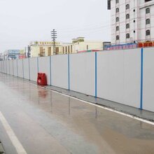 黄埔工业园施工彩钢夹芯板围挡广州地铁口安全隔离防护围栏图片