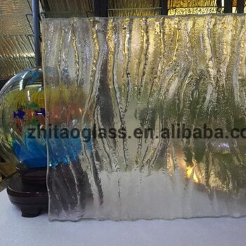 定制水纹热熔玻璃价格