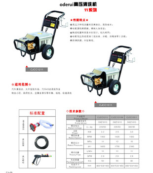 11系列高压清洗机