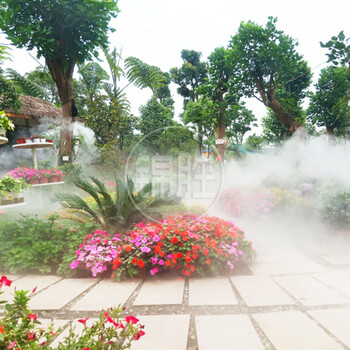 四川綿陽私人花園噴霧造景網(wǎng)紅景點(diǎn)噴霧景觀效果怎么樣